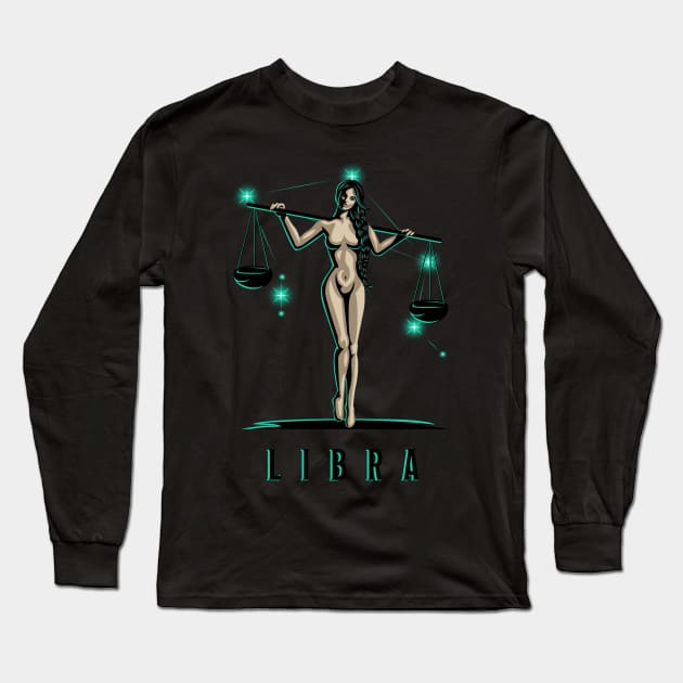 Libra Long Sleeve T-Shirt by Maini